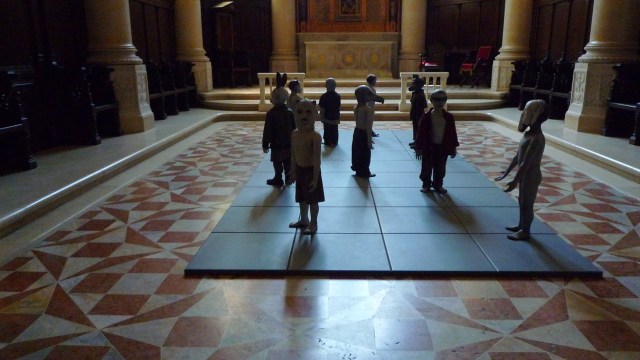 Jane Alexander, Bom Boys (1998) fiberglass sculptures, found clothing. Courtesy of the artist. Photograph © 2013 Kathleen MacQueen.