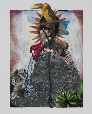 Wangechi Mutu, Family Tree, 2012. Suite of 13, mixed-media collage on paper, 16.25 x 12.25 inches (41.28 x 31.12 cm). Collection of the Nasher Museum of Art at Duke University. Museum purchase with additional funds provided by Trent Carmichael (T’88, P’17), Blake Byrne (T'57), Marjorie and Michael Levine (T'84, P’16), Stefanie and Douglas Kahn (P’11, P’13), and Christen and Derek Wilson (T'86, B'90, P'15). Image courtesy of Susanne Vielmetter Los Angeles Projects. © Wangechi Mutu. Photo by Robert Wedemeyer.