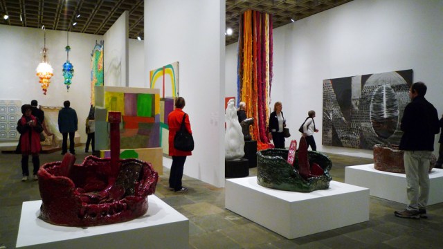 2014 Whitney Biennial, installation view of the fourth floor contribution by curator Michelle Grabner. Photo by the author.