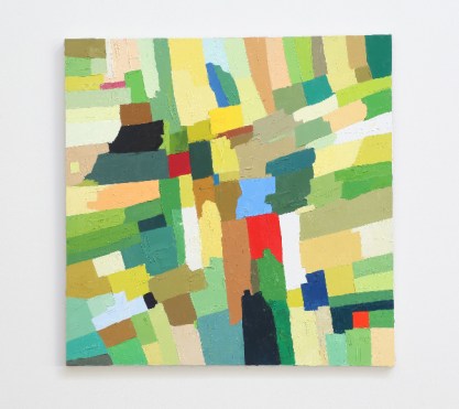 Etel Adnan, Untitled, 1983 Oil on canvas 29 x 29 inches | 73.7 x 73.7 cm. Courtesy Callicoon Fine Arts, New York, NY.