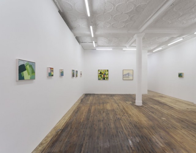 Etel Adnan, installation view, Callicoon Fine Arts, April - May, 2014. Courtesy Callicoon Fine Arts, New York, NY.