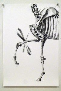 Hans Haacke, Gift Horse (2013) proposal drawing. ©Hans Haacke. Courtesy Paula Cooper Gallery. Photo by the author.