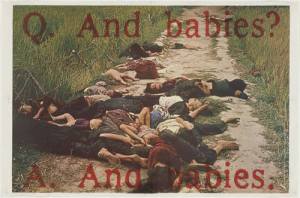 Art Workers Coalition, And babies? 1969.