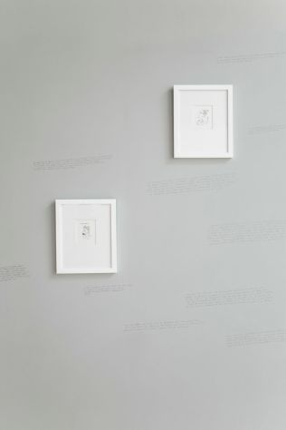 Yevgeniy Fiks, Untitled (Guy Burgess’s Drawings), 2014, in “The Lenin Museum” at The James Gallery, The Graduate Center, CUNY. Photo: Julia Sherman.