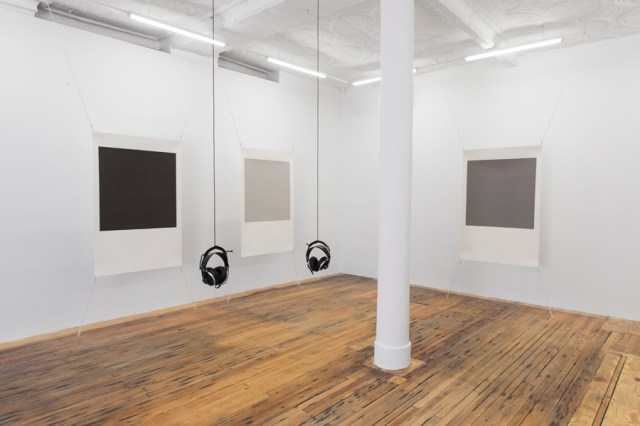 Caroline Bergvall, Drift, installation view, Callicoon Fine Arts, January 9 - February 15, 2015. Courtesy the artist and Callicoon Fine Arts, NY.