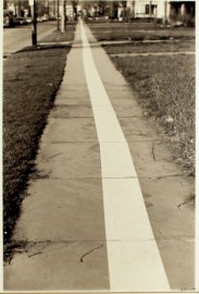 Jaime Davidovich, Sidewalk, 1971. Courtesy of the artist and Henrique Faria, New York.