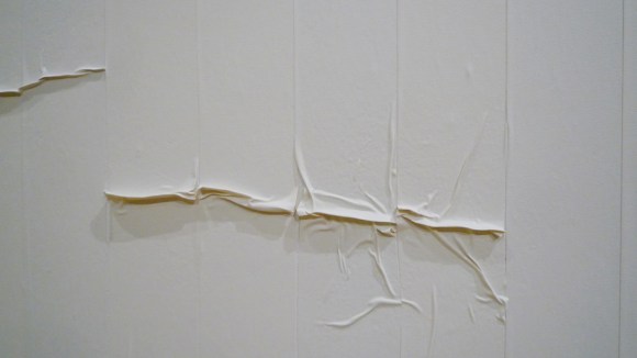 Jaime Davidovich, Tape project, 1972-2015, installation detail, the Bronx Museum of the Arts. Photo © Kathleen MacQueen.