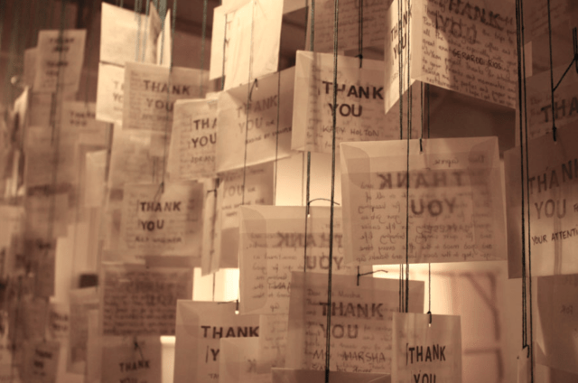 Capucine Gros, 360 Thank You's, 2012/2016.